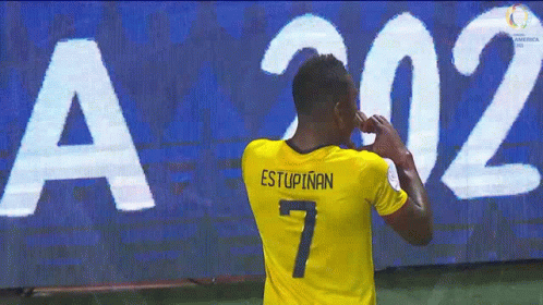 Soccer Player With A02 Sign GIF