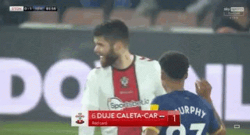 Soccer Player With Beard Talking