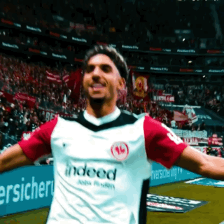 Soccer Player With Indeed Shirt GIF