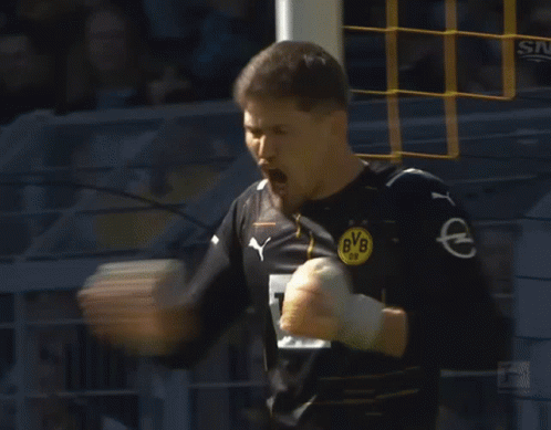 Soccer Player With Jersey Number 1 & 1 GIF