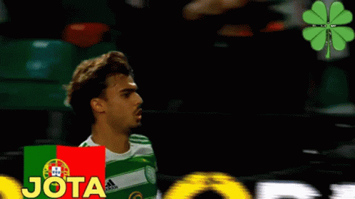 Soccer Player with Jota Logo