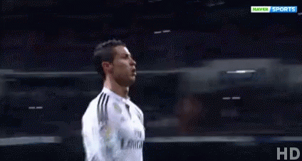Soccer Player With Number 1 Kicking Ball GIF