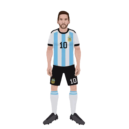 Soccer Player with Number 10