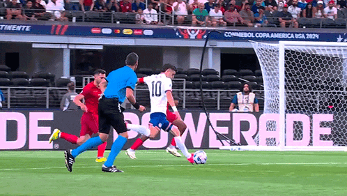 Soccer Player With Number 10 GIF