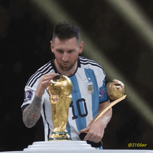 Soccer Player With Number 10 Jersey GIF