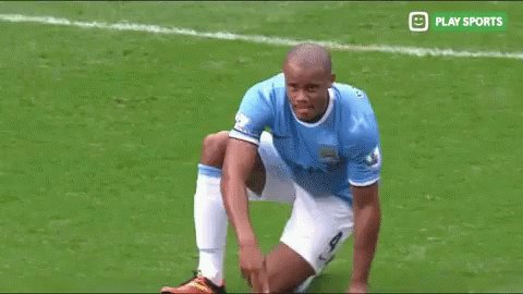Soccer Player With Number 14 On Shorts GIF