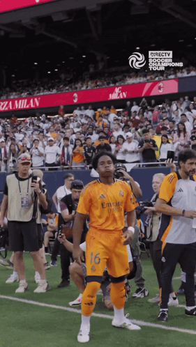 Soccer Player With Number 16 GIF