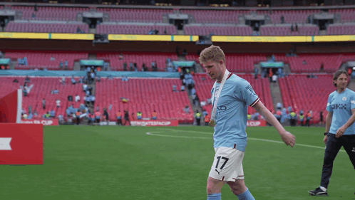 Soccer Player With Number 17