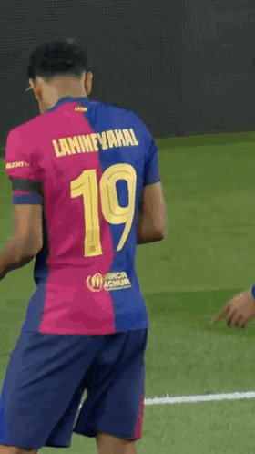 Soccer Player With Number 19