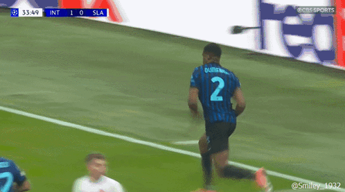 Soccer Player With Number 2 Jersey Running