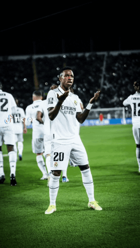 Soccer Player With Number 20 Jersey GIF