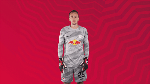 Soccer Player with Number 25 on Shorts
