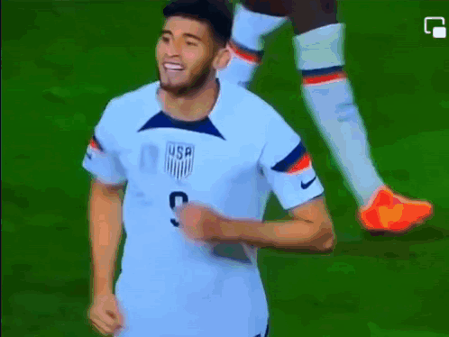 Soccer Player With Number 3 Jersey Smiling