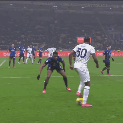 Soccer Player With Number 30 Jersey GIF