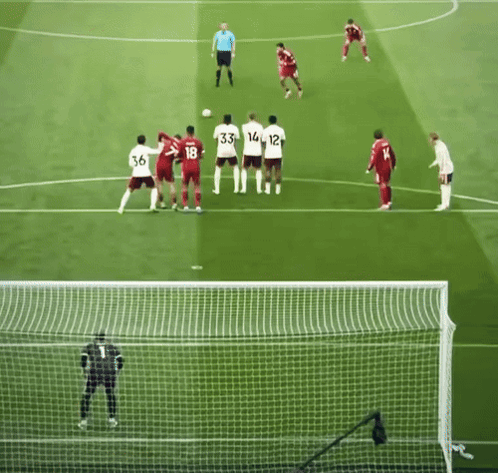 Soccer Player With Number 36 GIF