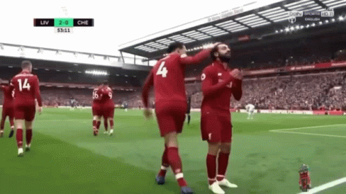 Soccer Player With Number 4 GIF