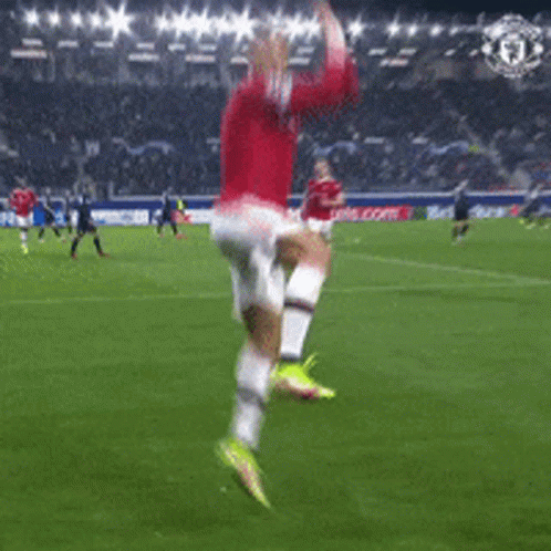 Soccer Player With Number 7 GIF