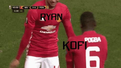 Soccer Player With Ryan on Back of Shirt
