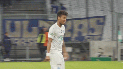 Soccer Player With Ultras Banner GIF