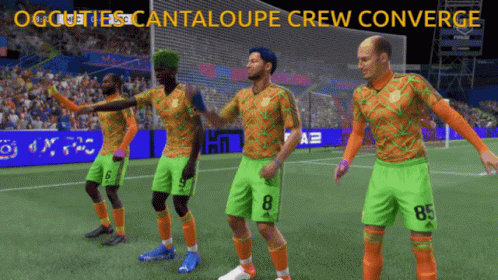Soccer Players Cantaloupe Crew Converge GIF