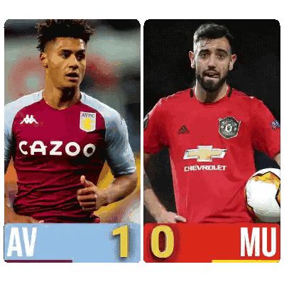 Soccer Players Cazoo and Manchester United