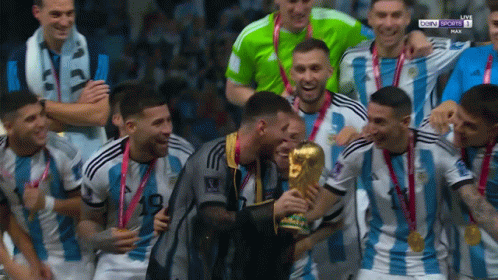 Soccer Players Celebrate With Trophy Bein Sports