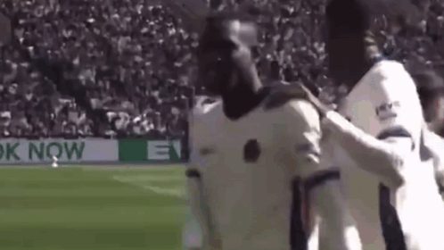 Soccer Players Celebrating a Goal