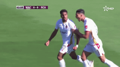Soccer Players Celebrating Goal GIF