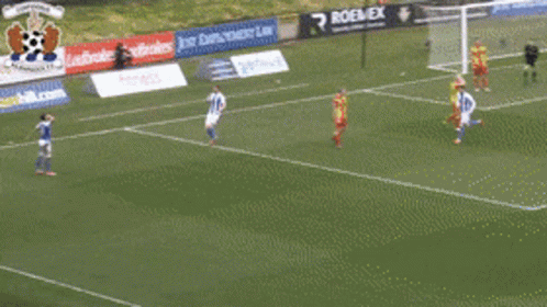Soccer Players Celebrating Goal On Williamhill.com GIF