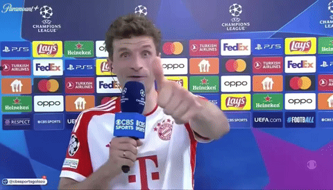 Soccer Players Celebrating In Front Of Pride Of London GIF