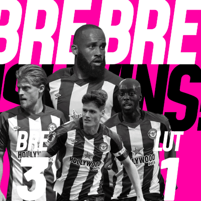 Soccer Players Collage With Numbers 3 And 11 GIF