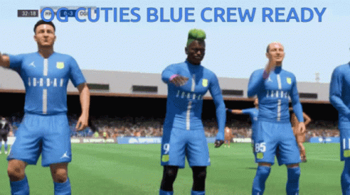 Soccer Players Cuties Blue Crew Ready GIF