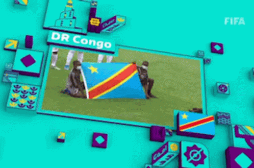 Soccer Players From DR Congo Line Up