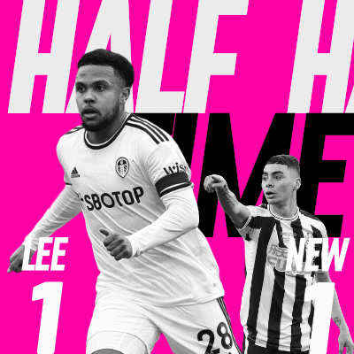 Soccer Players Half Time Lee