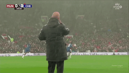 Soccer Players Hugging On Field GIF