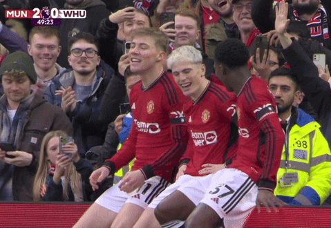 Soccer Players in Red Jerseys with TeamViewer