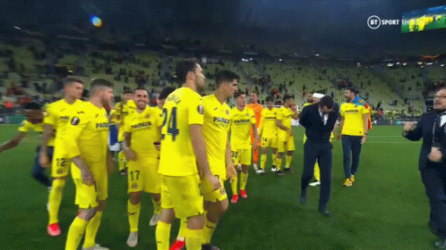 Soccer Players in Yellow Uniforms Number 4