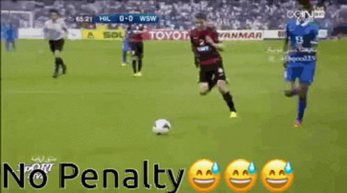 Soccer Players No Penalty