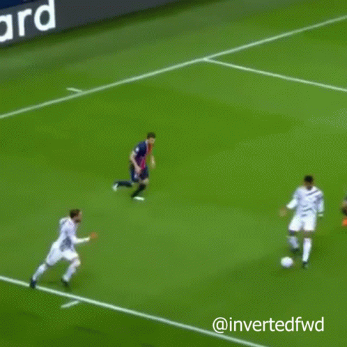 Soccer Players On A Field With The Hashtag Invertedfwd GIF