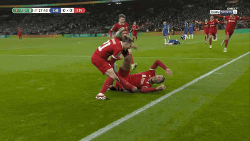 Soccer Players on Bein Sports Field