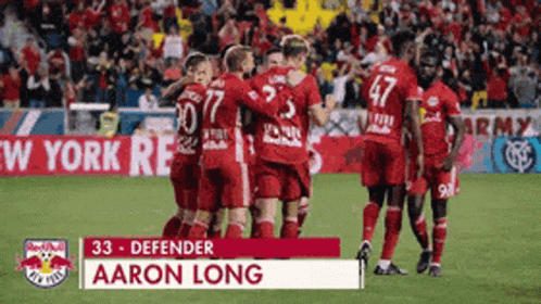 Soccer Players On Field Aaron Long GIF