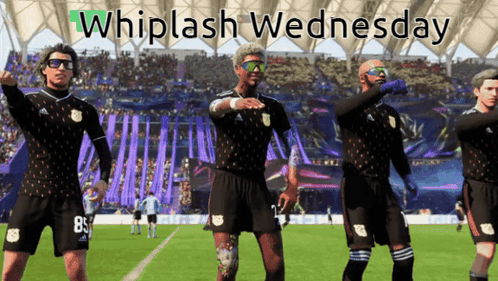 Soccer Players On Field Whiplash Wednesday GIF