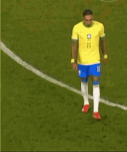 Soccer Players on Field with Number 8