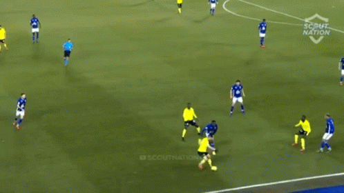 Soccer Players On Field With Scout GIF