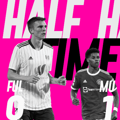 Soccer Players On Half Time Full Time Poster GIF