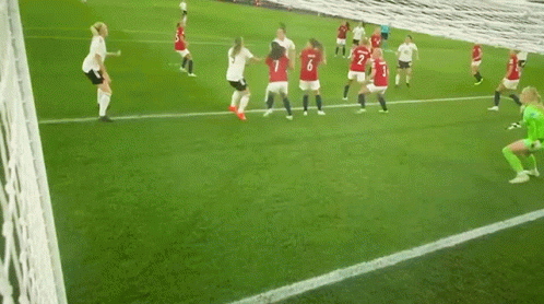 Soccer Players One Wearing Number 6