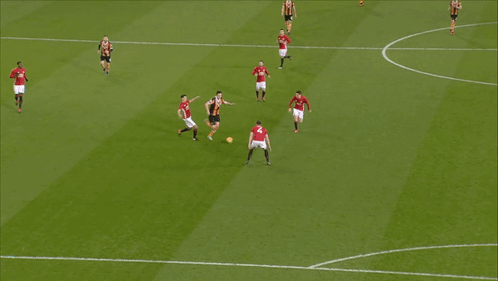 Soccer Players One Wearing United Jersey
