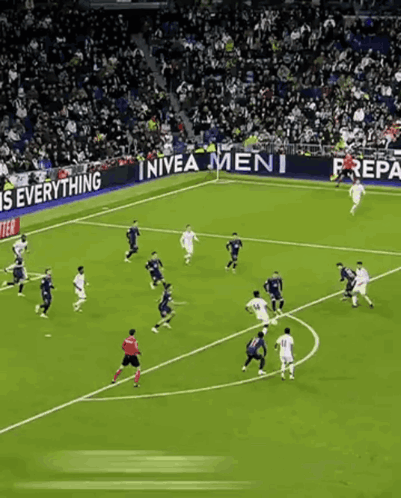Soccer Players Playing Field Nivea Men Ad