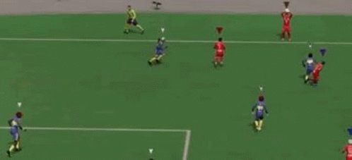 Soccer Players Playing on a Field