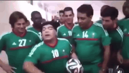 Soccer Players Posing for Picture